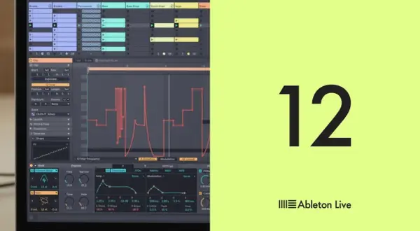 Ableton Live-Oberfläche mit Musik-Sequenzer und Kurven. Beste DAW für kreative Musikproduktion.