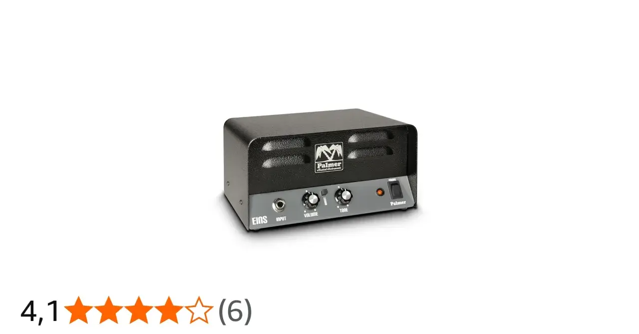 Palmer Eins: Kompakter Gitarrenverstärker mit Reglern für Volume und Tone.