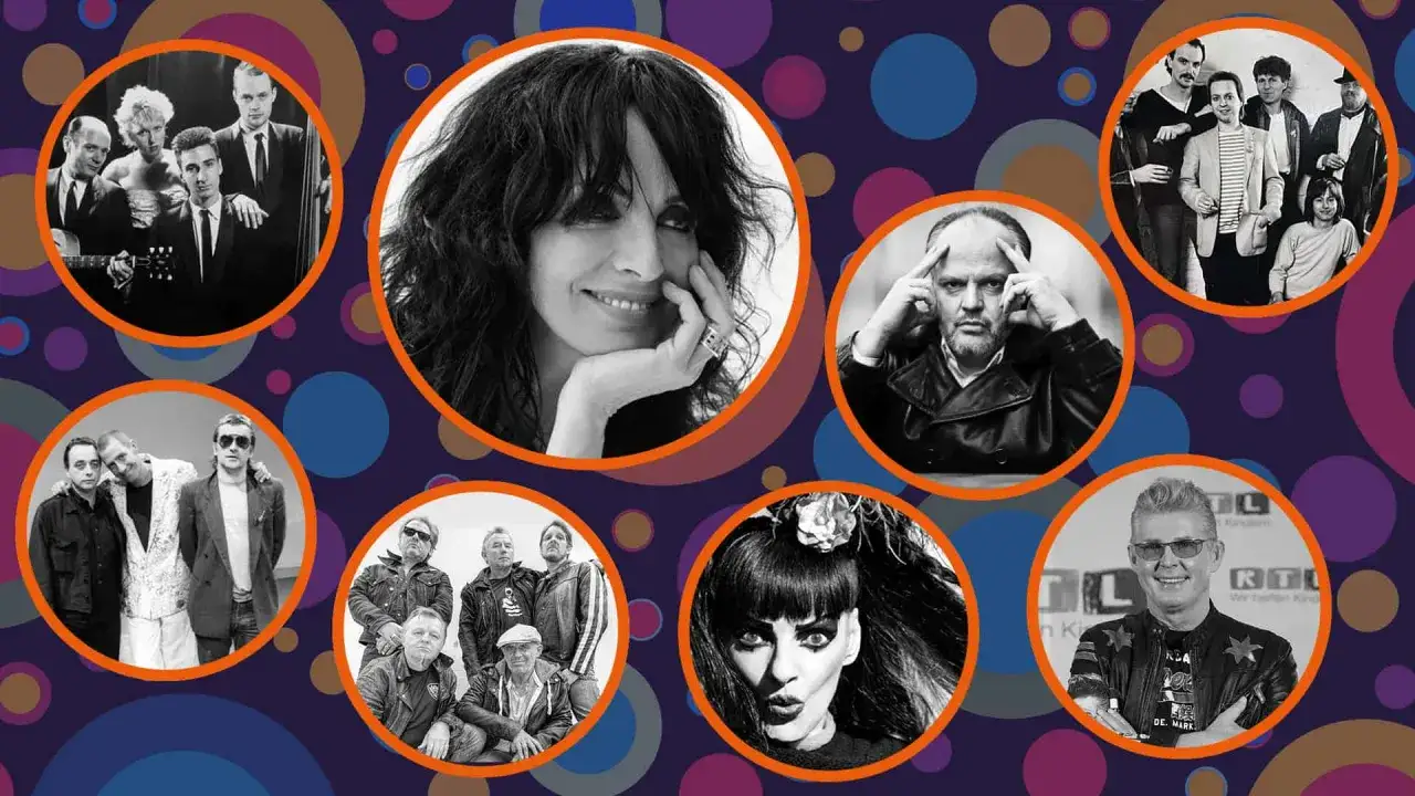 Eine Collage mit Musikern und Bands, die alte Lieder, die jeder kennt, neu interpretierten.