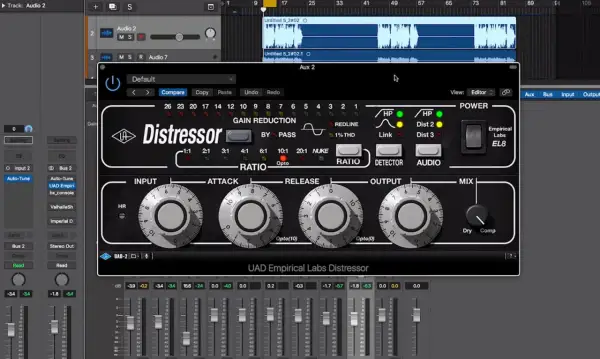UAD Empirical Labs Distressor Plugin: Ein digitales Nachbau des legendären Kompressors, bereit für deine Spuren.